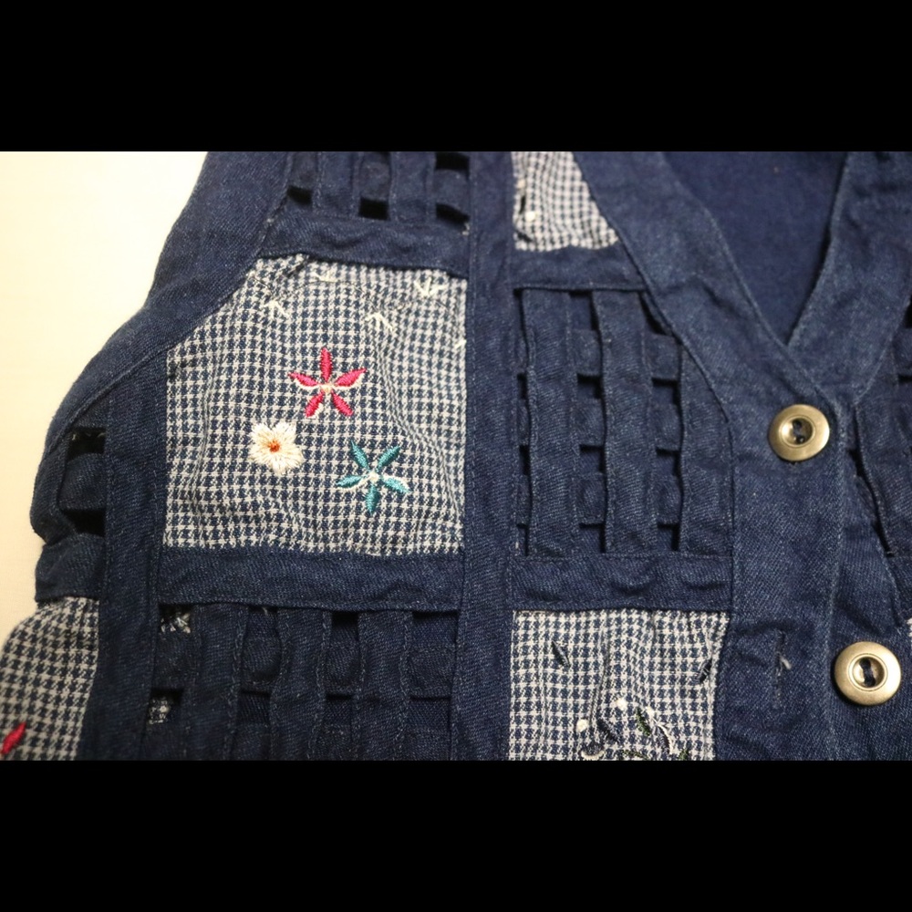 Vintage Koret City Blues Jean Vest - Picture 4 of 5